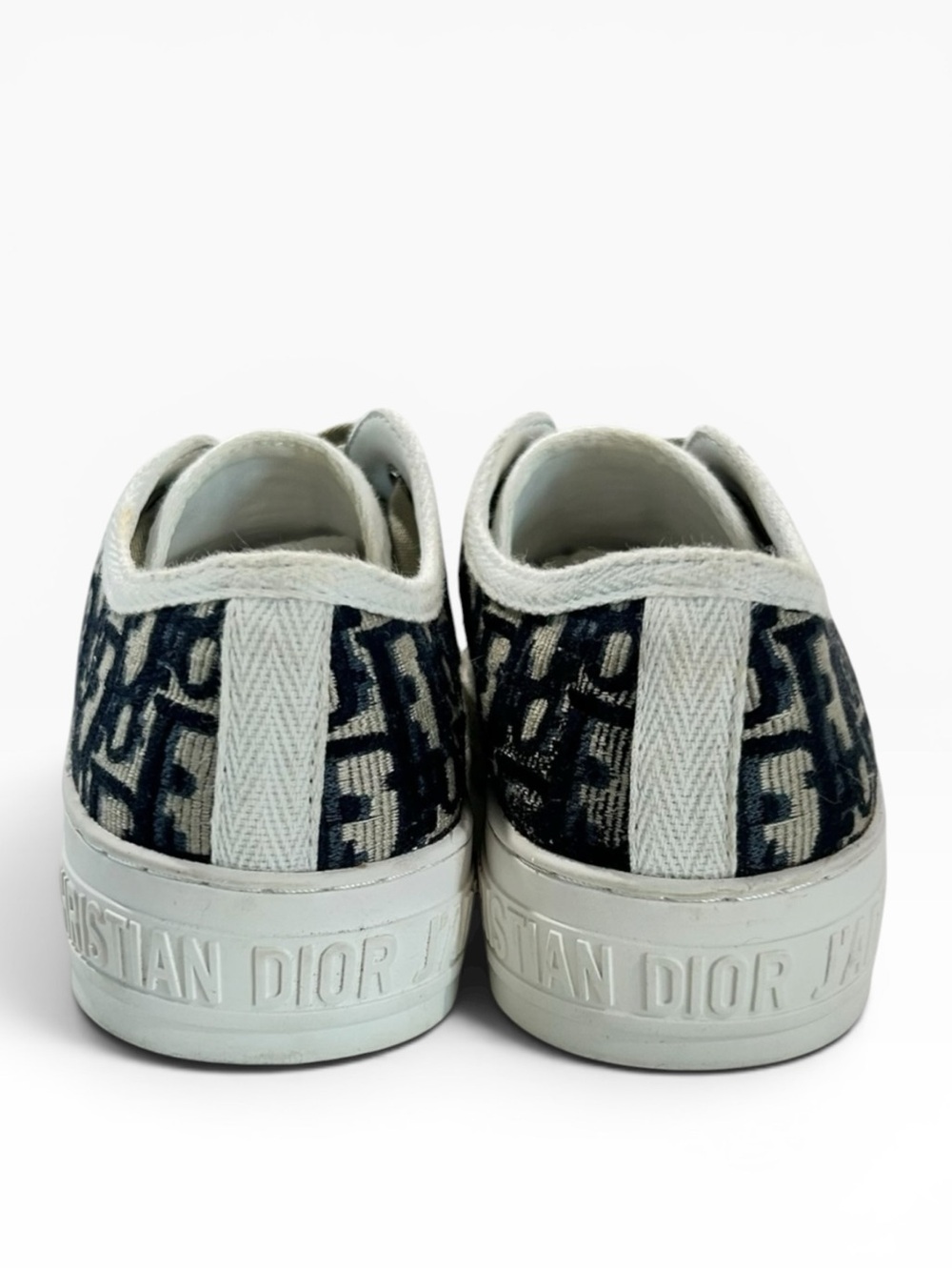 Walk'n'Dior Sneaker Deep Blue Dior Oblique Embroidered Cotton 37 - Picture 7 of 14